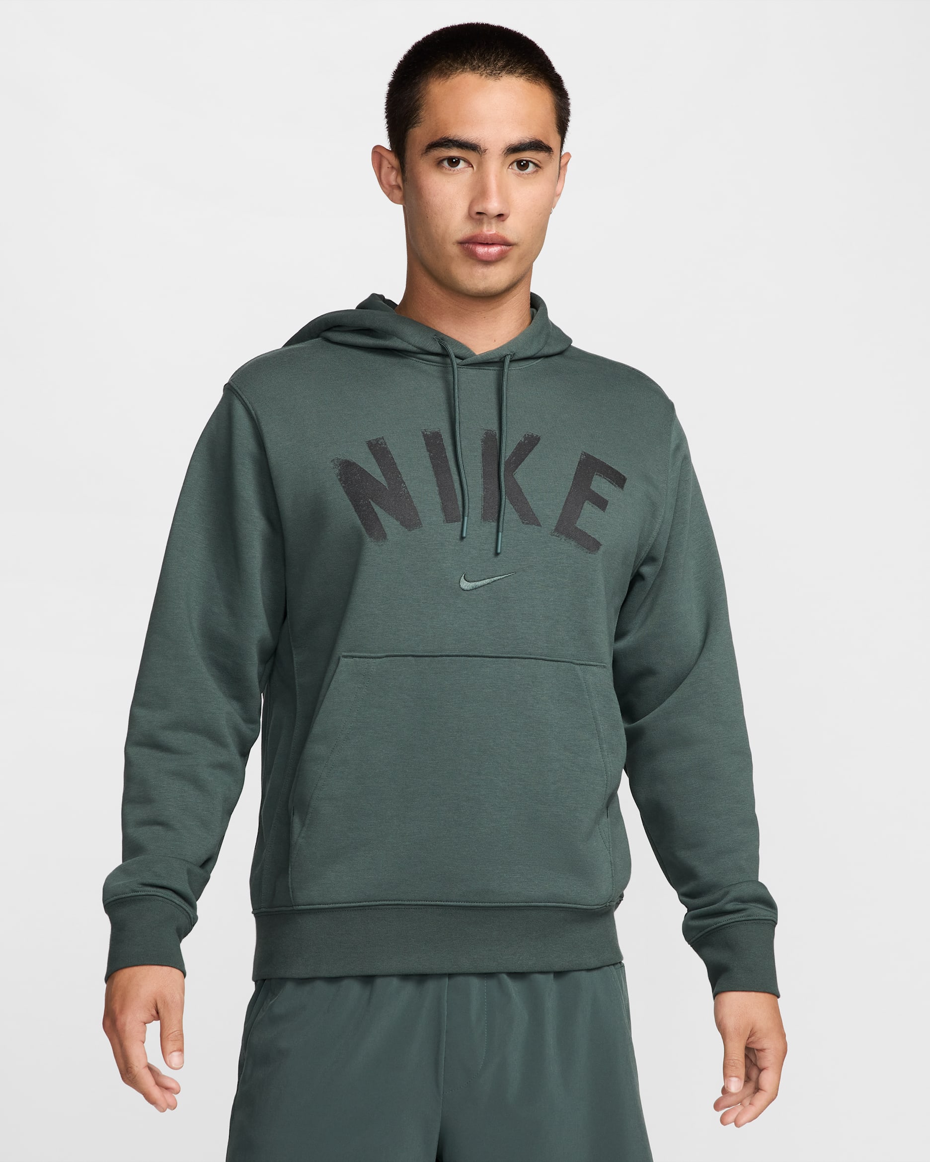 Nike Swoosh Men's Dri-FIT French Terry Pullover Fitness Hoodie